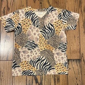 Womens Animal Print Shirt - Multicolor